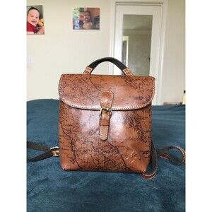 Patricia Nash Vatoni map leather mini Backpack